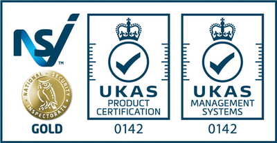 Demonstrating compliance with 7858:2019, BS 7499:2020, BS 10800:2020, BS 8507-1:2008, BS EN ISO 9001:2015+A1_2024, and NSI/ACS Passport Specification 01/19